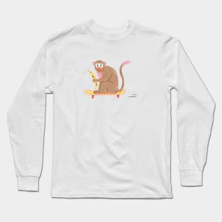 Monkey Skater Long Sleeve T-Shirt